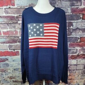 Peace Love World Flag Sweater